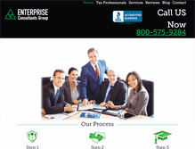 Tablet Screenshot of enterpriseconsultantsgroup.com